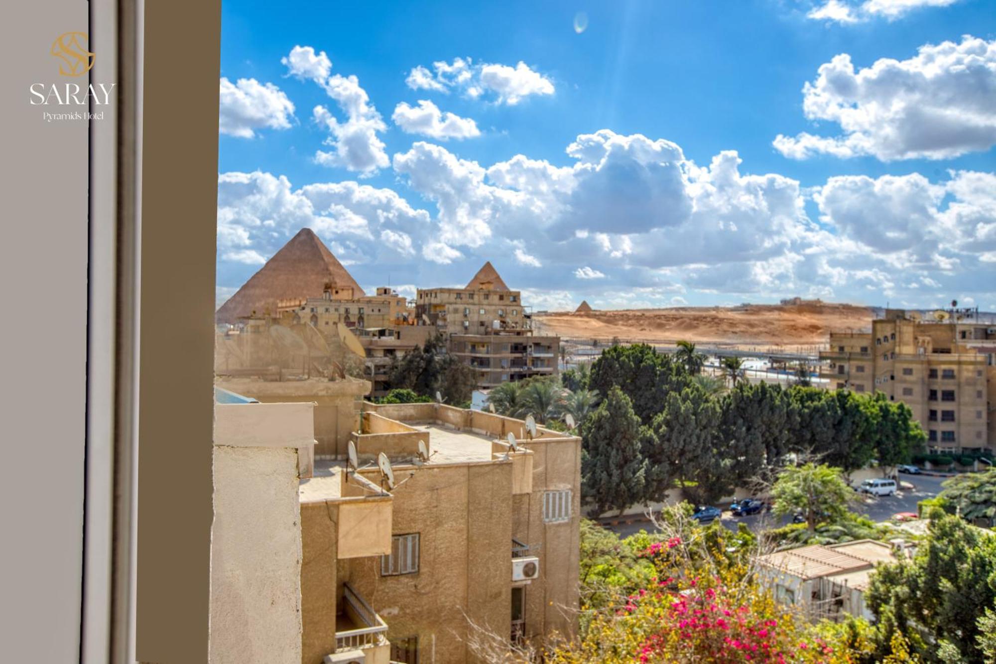 Saray Pyramids & Museum View Hotel Kafret el-Gabal Oda fotoğraf